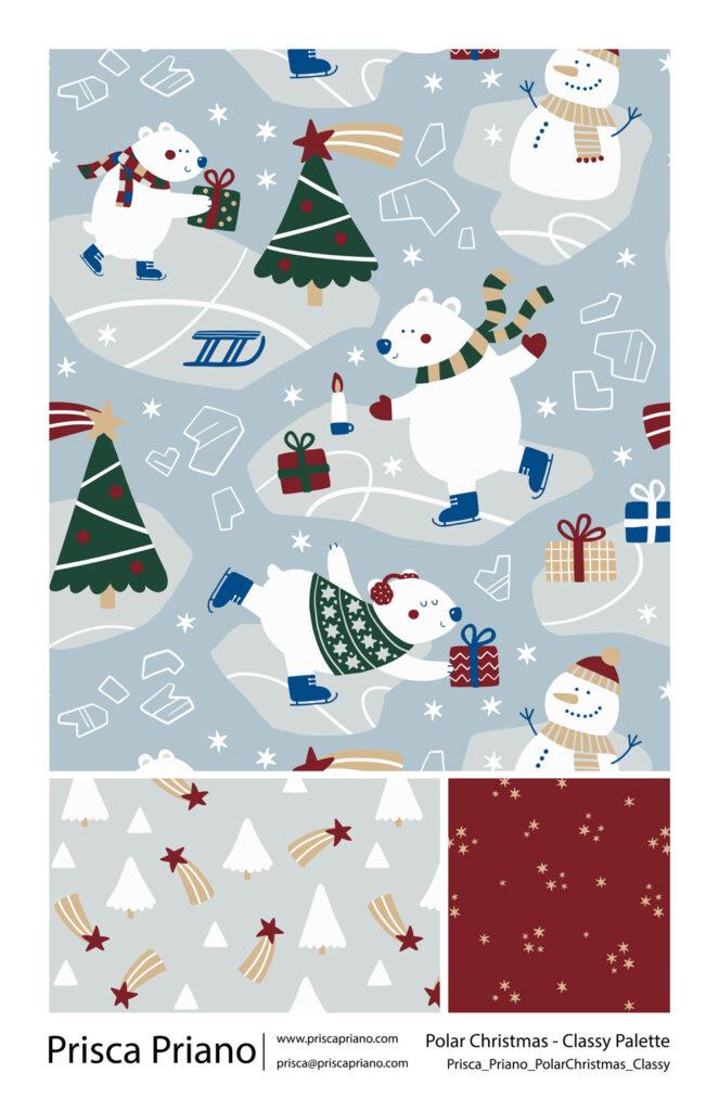 christmas pattern design kids
