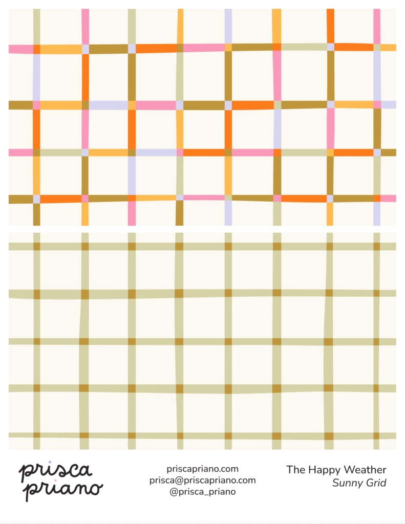 summer grid pattern