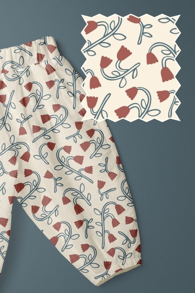 retro floral pattern ideas