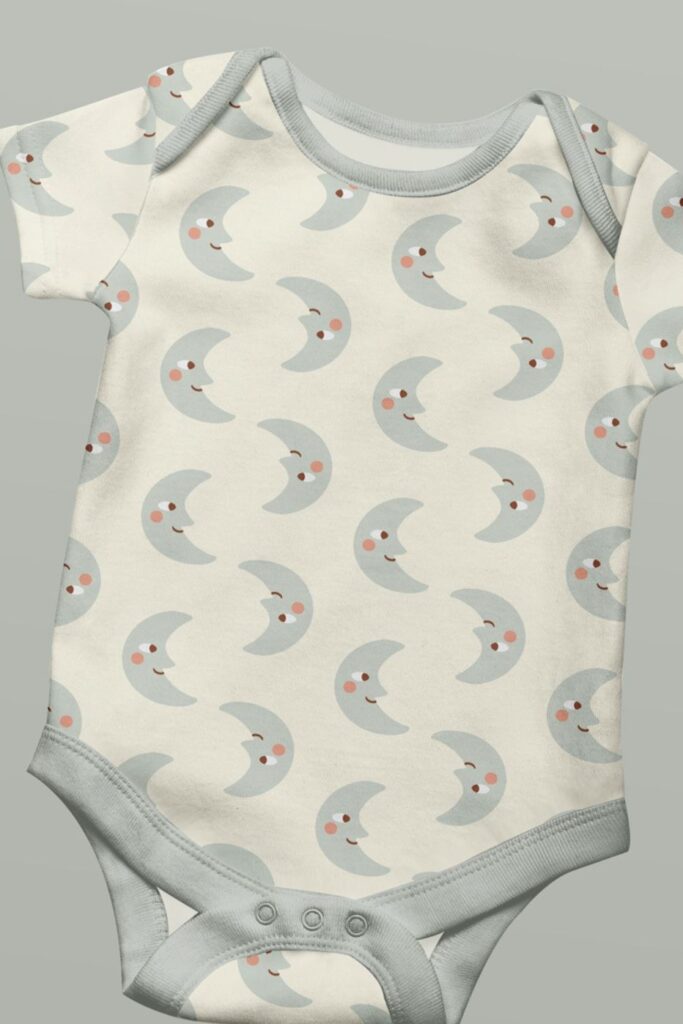 moon fabric design