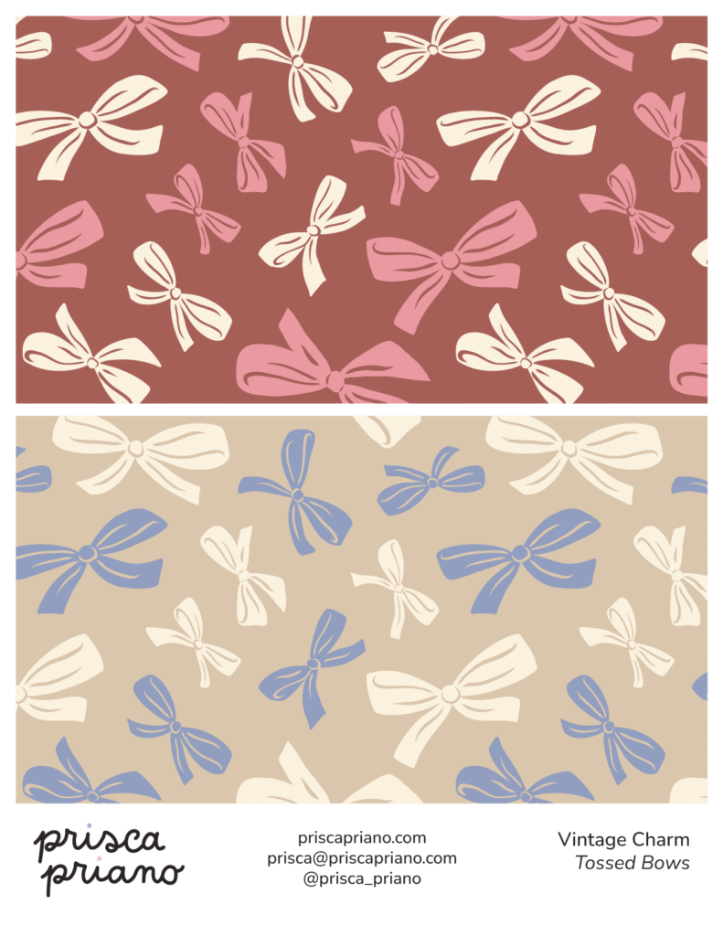 bows pattern design